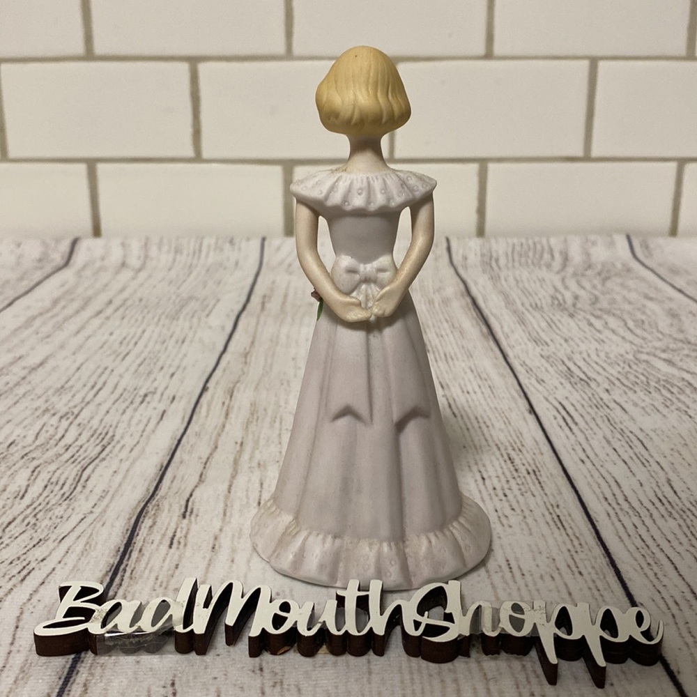 Vintage Enesco Growing Up Birthday Girls Porcelain Figurine - Blonde, 13 - Picture 3 of 8